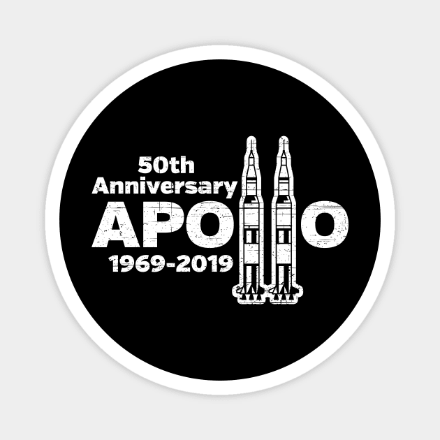 Apollo 11 50th Anniversary NASA Saturn V Rocket Magnet by RadStar